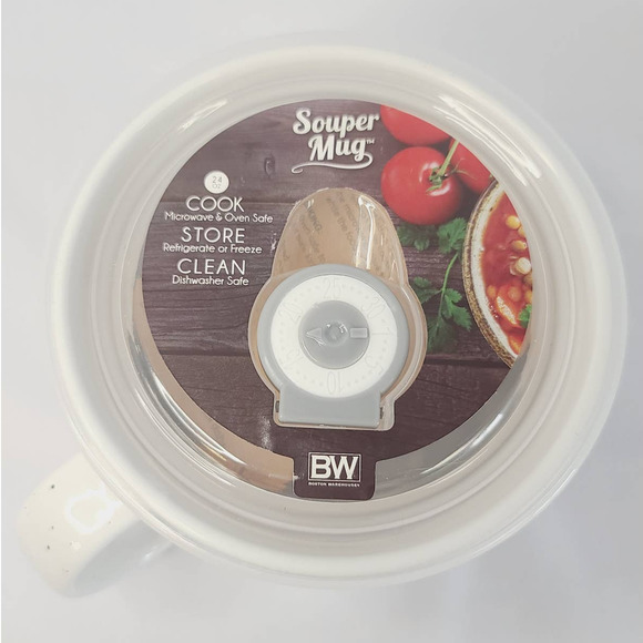 Super Mug 24 oz Soup Mug w/lid Set - Picture 8 of 8